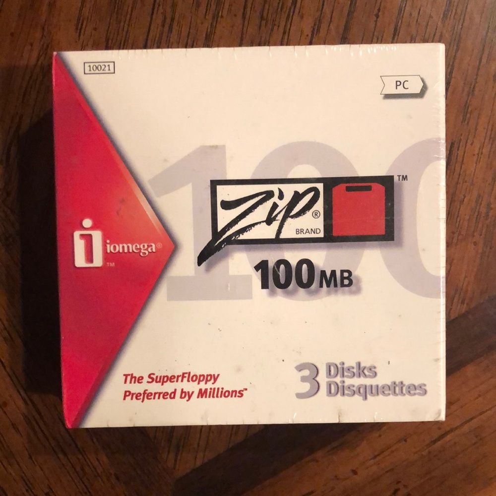 Zip Brand 100mb 3 Disc